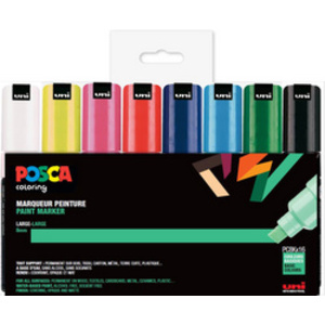 POSCA Marqueur à pigment PC-8K, étui de 16