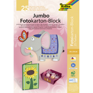 folia Bloc de carton de bricolage Jumbo, (L)240 x (H)340 mm