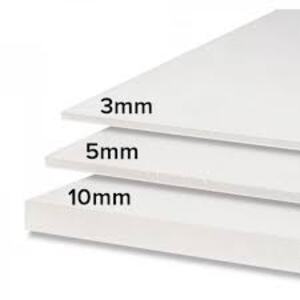 transotype Carton plume Foam Boards, 500 x 700 mm, 3 mm