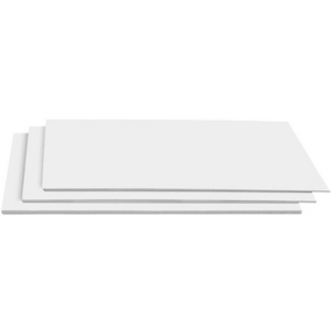 Wonday Carton plume en mousse, (L)500 x (P)650 mm, blanc