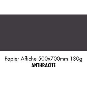 folia Papier de couleur, (L)500 x (H)700 mm, anthracite