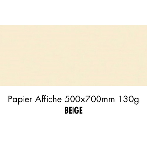 folia Papier de couleur, (L)500 x (H)700 mm, beige