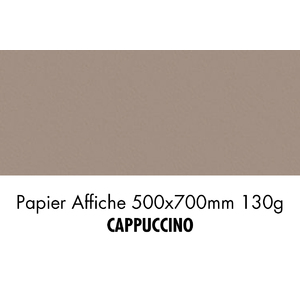 folia Papier de couleur, (L)500 x (H)700 mm, cappucino