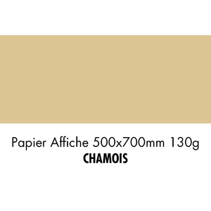 folia Papier de couleur, (L)500 x (H)700 mm, chamois