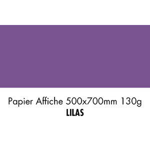 folia Papier de couleur, (L)500 x (H)700 mm, lilas