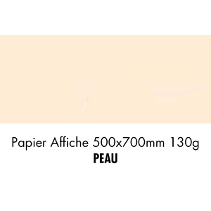 folia Papier de couleur, (L)500 x (H)700 mm, beige clair