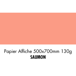 folia Papier de couleur, (L)500 x (H)700 mm, saumon