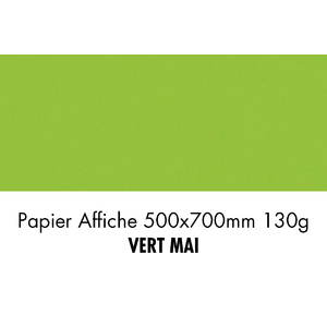 folia Papier de couleur, (L)500 x (H)700 mm, vert mai