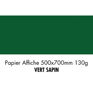 folia Papier de couleur, (L)500 x (H)700 mm, vert sapin