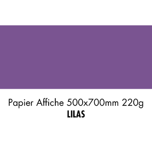 folia Carton de couleur, (L)500 x (H)700 mm, lilas