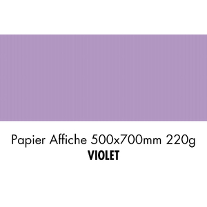 folia Carton de couleur, (L)500 x (H)700 mm, violet