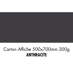 folia Carton de bricolage, (L)500 x (H)700 mm, anthracite