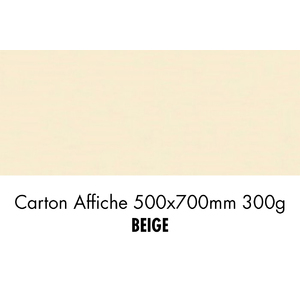 folia Carton de bricolage, (L)500 x (H)700 mm, beige