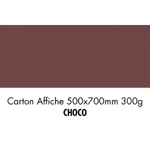 CARTON 500X700 300G CHOCO     P/10F