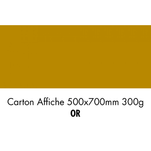 CARTON 500X700 300G OR        P/10F