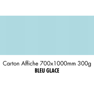 CARTON 700X1000 300G BLEU GLACIER  P/10F