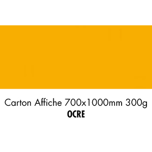 folia Carton de bricolage, (L)1.000 x (H)700 mm, ocre