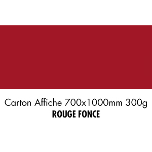 folia Carton de couleur, (L)1.000 x (H)700 mm, rouge foncé