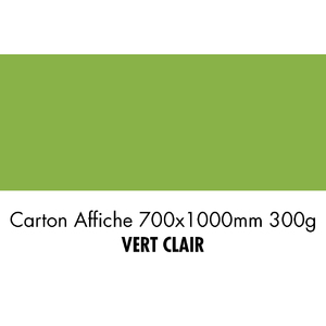 folia Carton de bricolage, (L)1.000 x (H)700 mm, vert clair