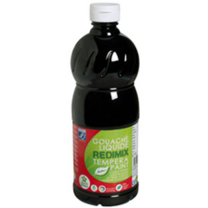 LEFRANC BOURGEOIS Gouache liquide 1.000 ml, noir