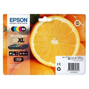 CART.EPSON 33XL  T33574  PACK BK+PBK+C+M+Y