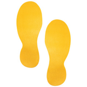 DURABLE Symbole de marquage au sol 'Pieds', autocollant