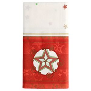 PAPSTAR Nappe pour Noël 'Heavenly Stars', blanc