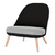 PAPERFLOW Fauteuil visiteur COCOON, noir