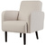 PAPERFLOW Fauteuil LISBOA, habillage simili cuir, blanc