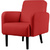 PAPERFLOW Fauteuil LISBOA, habillage simili cuir, rouge