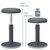 TABOURET ASSIS-DEBOUT BLEU    110KG 45-79 CM