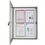 magnetoplan vitrine d'affichage CC, 4 x format A4, pour