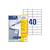 AVERY Zweckform Etiquette universelle, 52,5 x 29,7 mm, blanc