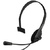 LogiLink Casque mono, avec microphone, prise jack 3,5 mm