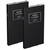 AGENDA BANQUE LONG 150X340MM  1J/P NOIR  2 VOLUMES 2025