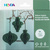 HEYDA Set décoration 'Goutte en nid d'abeille', vert