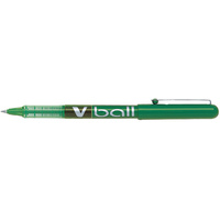 PILOT Stylo roller V Ball VB 5, pointe métal, vert