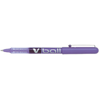 PILOT Stylo roller V Ball VB 5, pointe métal, violet