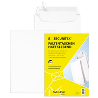 SECURITEX Pochette d'expédition à soufflet, B4, blanc