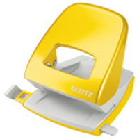 LEITZ Perforateur Nexxt 5008,en carton, jaune métallisé