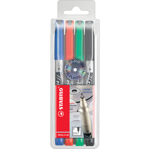 STABILO Marqueur permanent Write-4-all, S, étui en plastique