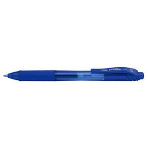 Pentel Stylo roller à encre gel EnerGel-X BL107, bleu