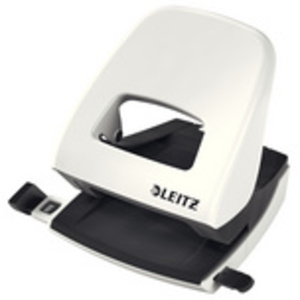 LEITZ Perforateur Nexxt 5008, en carton, blanc perle