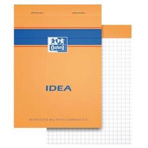 BLOC NOTE  A6 160 PAGES 5X5   80G/M2  ORANGE