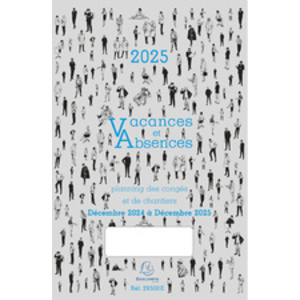 EXACOMPTA Planning des congés 2024/2025, décembre à décembre