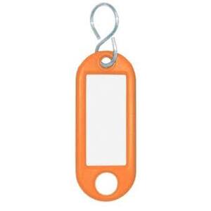 WEDO Porte-clés avec crochet en S, petit paquet, orange