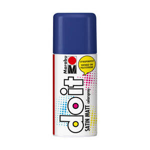 Marabu Peinture aérosol do it SATIN MATT, bleu nuit